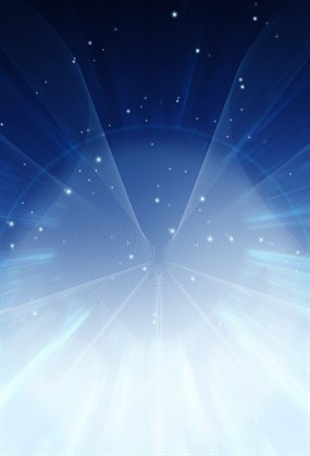 蓝色渐变科技波纹背景PSD